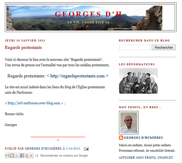 Blog de Georges d'Humières